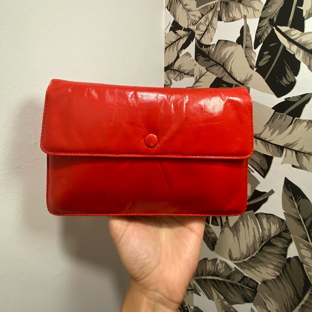 MAUD FRIZON Vibrant Red Crossbody Bag